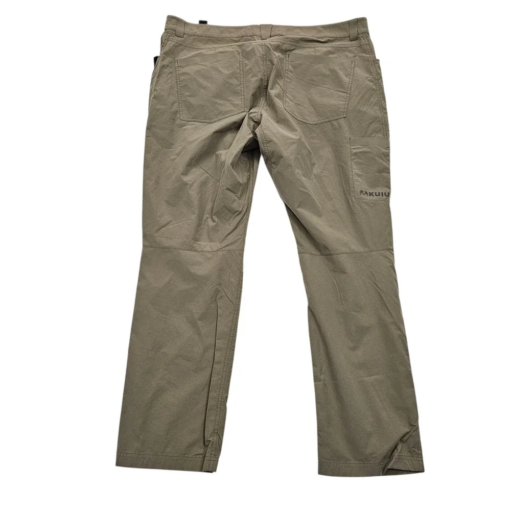 KUIU Bridger Pants Mens 42x32 Khaki Performance Technical Stretch Hiking Hunting